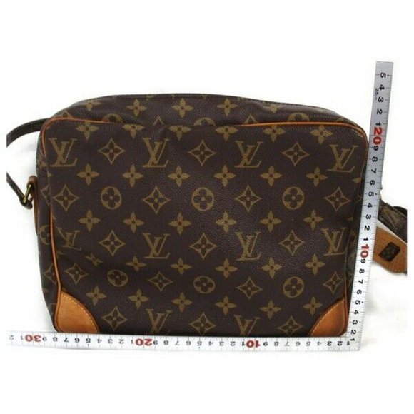 Auth Louis Vuitton Crossbody Bag Brown #6471L30 - Picture 2 of 9